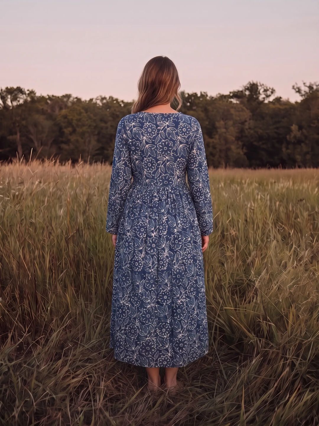 Sundari Dress – Indigo Flora